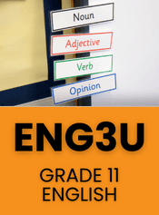 ENG3U Grade 11 English course tile